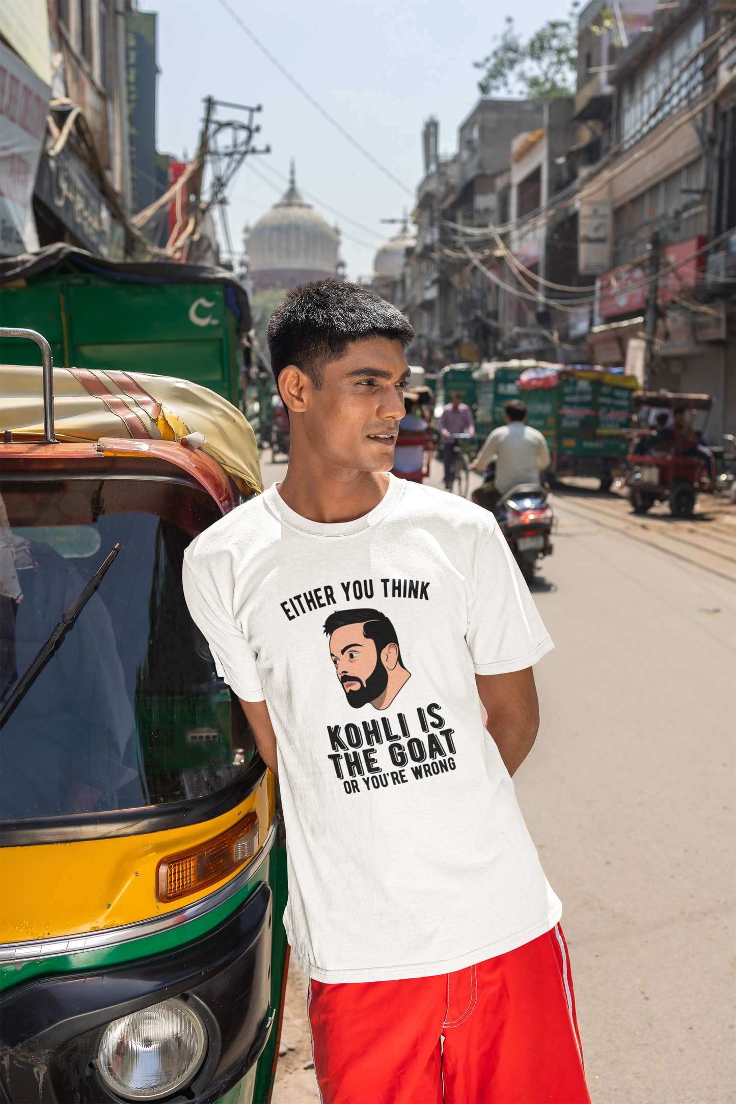 Either You Think Kohli Is The GOAT Or You Are Wrong T-shirt