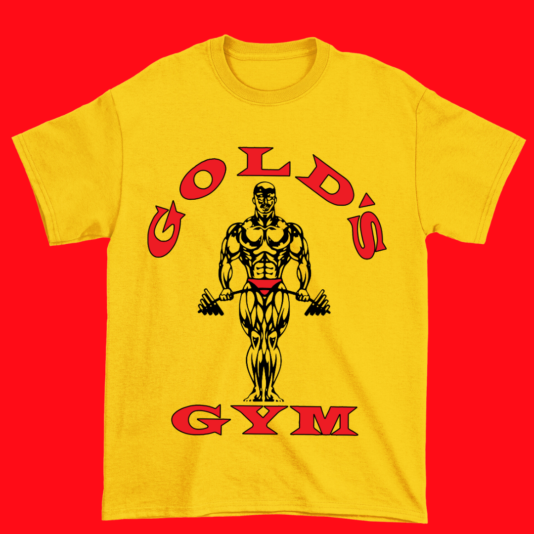 Gold's Gym Retro T-shirt (Golden Yellow)