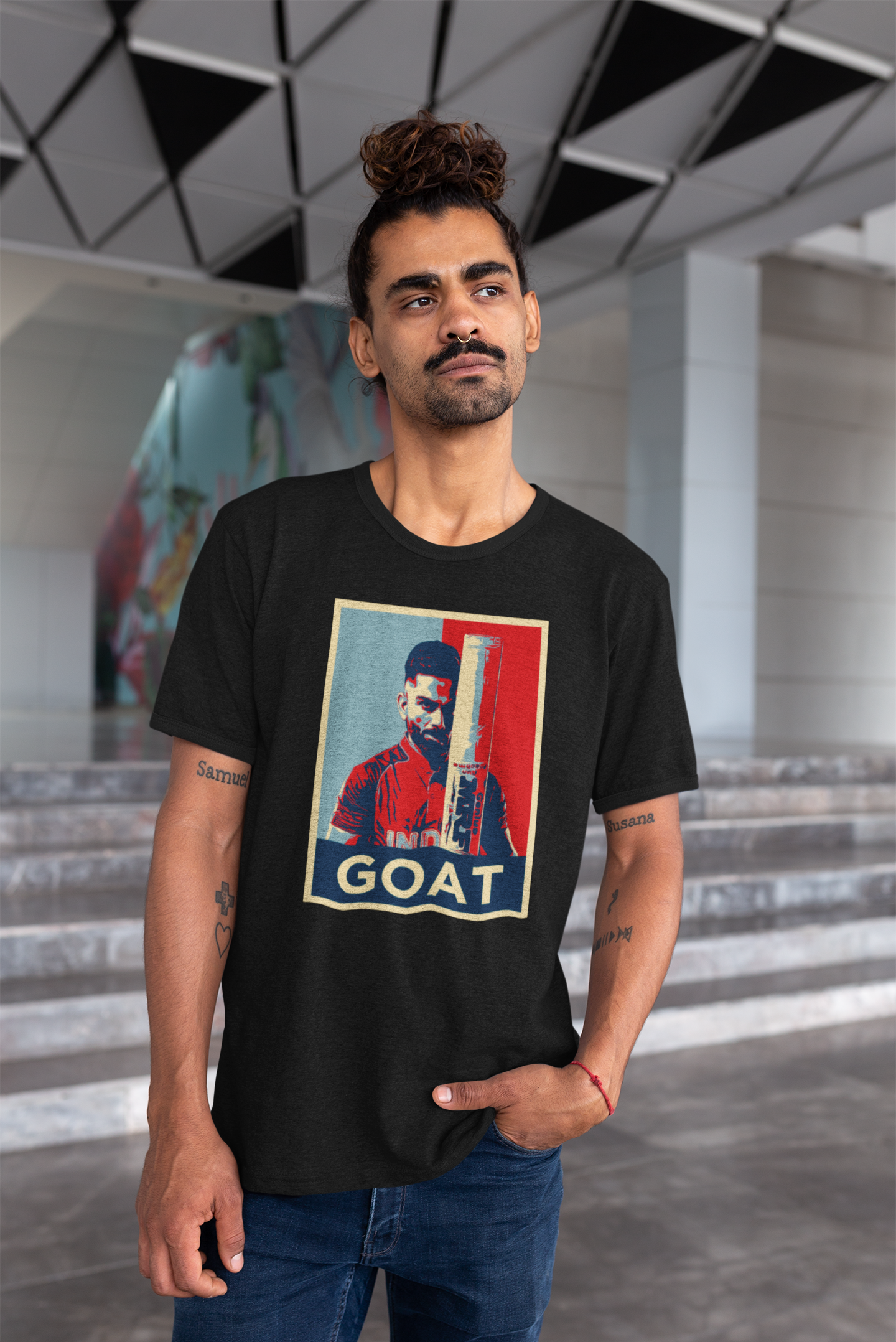 Virat Kohli GOAT T-shirt