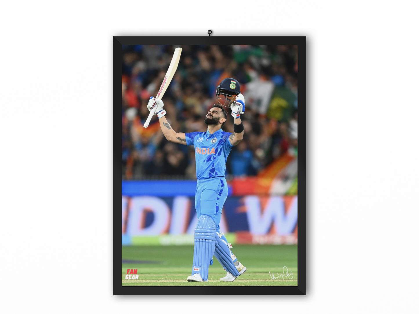 Virat Kohli "82 Not Out" Poster #1 (A3 Framed)