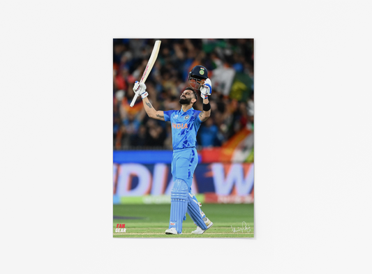 Virat Kohli "82 Not Out" Poster #1 (A3 Unframed)