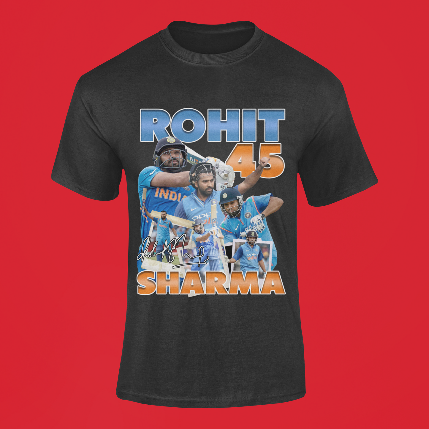 Rohit Sharma Retro T-shirt