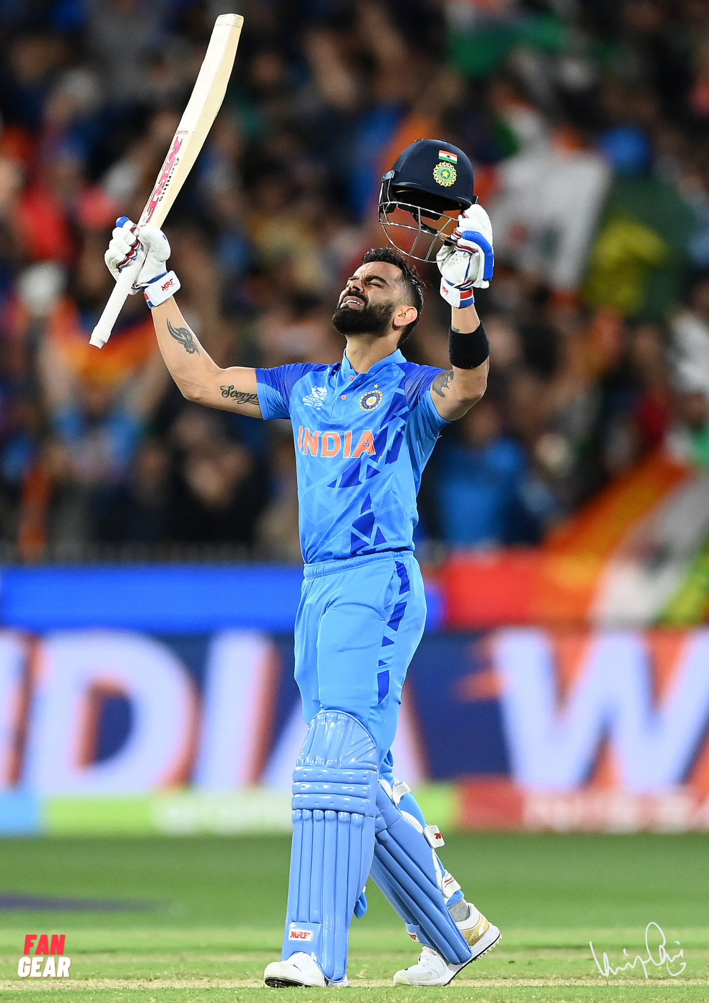 Virat Kohli "82 Not Out" Poster #1 (A3 Unframed)